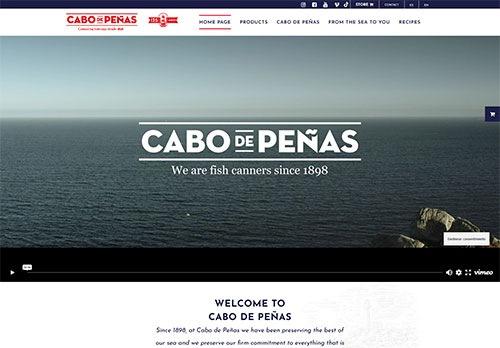 Cabo de Peñas website.