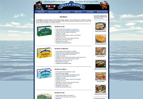 Ocean Prince website.