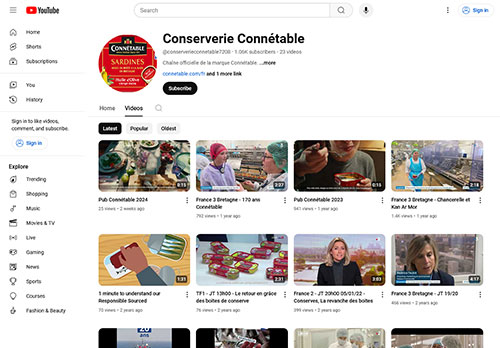 Connétable-YouTube
