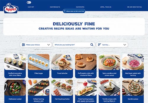 Appel-Recipes-webpage