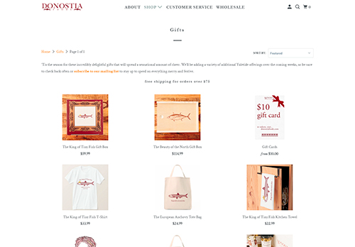 Donostia Foods-Gifts & Samplers