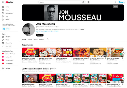 Jon Mousseau-YouTube