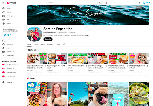 Sardine Expedition-YouTube